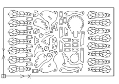 線切割“3D孔雀”圖紙免（miǎn）費下載