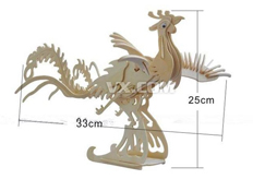 線（xiàn）切割“3D鳳凰”圖紙免費下載（zǎi）