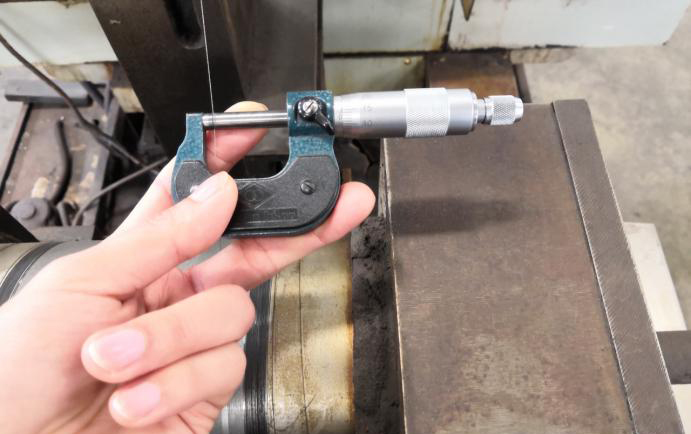 線（xiàn）切割測量鉬絲尺寸