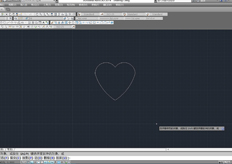 線切割愛心怎麽畫,線切割愛心圖文教程