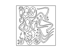 線切割蜘（zhī）蛛,線切割圖紙免費下載