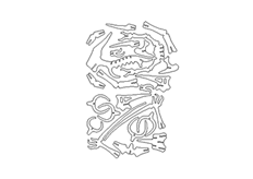 線切割（gē）翼龍,線切割圖（tú）紙免費下載