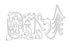 線切割蟋蟀,線切割（gē）圖紙免費下載