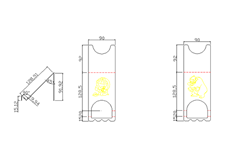 線（xiàn）切3D-手機座,線切割圖紙免費下載（zǎi）