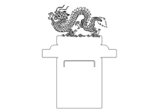 線切3D-龍名片夾,線切割（gē）圖紙免費下載