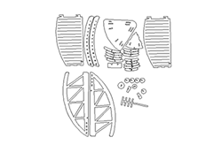 線切3D-迪拜（bài）酒店,線切割圖紙免費下載（zǎi）