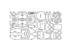 線切3D-吉普,線切割圖紙免費下（xià）載