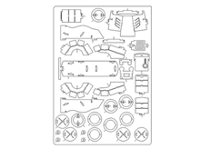 線切3D-古董車,線切割圖（tú）紙免費下載
