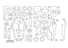 線切3D-寶馬,線切割圖紙免費下載
