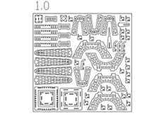 線切3D-埃菲爾鐵塔1,線切割圖紙免（miǎn）費下載