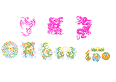 線切割2D-龍矢量圖,線切割圖（tú）紙免費下載