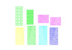 線切割（gē）2D-多款屏風6,線切割圖紙免費下載