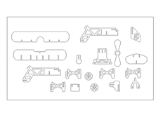 線切（qiē）割3D-飛機2,線切割圖紙免費下載
