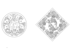 線切割2D-福魚,線切割圖紙免費下載